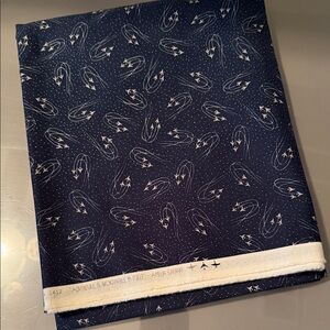 Moda - Amelia Earhart - Janet Clare Navy Blue Quilting Fabric - 3 yards